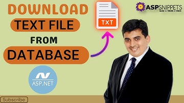 Download Text file from Database in ASP.Net