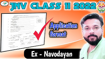 Important information | jnv class 11 result 2022 | jnv class 11 admission form 2022