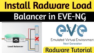 How to Install Radware Load Balancer in Eve-NG | Virtual Load balancer