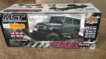 RC MST Toyota LC40 First Look 4x4 CMX RTR 1:10 Off Road Rock Crawler High Performance Unbox Review