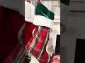 Raz 23" Plaid Velvet and Fur Cuff Christmas Stocking 4657657