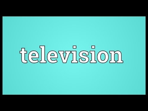 Television Meaning