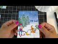 Different ways to add snow to a card