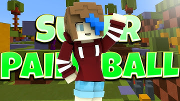 MINECRAFT SUPER PAINTBALL GAMEPLAY | MINEPLEX SERVER | RADIOJH GAMES