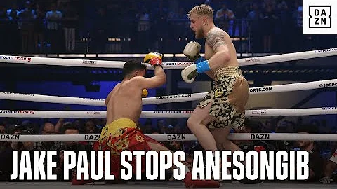 Jake Paul Defeats AnEsonGib Via First-Round Stoppage