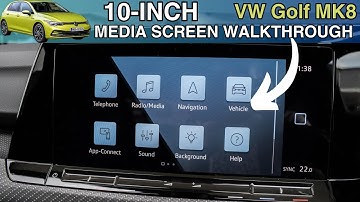 Volkswagen Guide -- Golf MK8 10-Inch Discover Media Detailed Walkthrough | 2022, 2023, 2024, 2025
