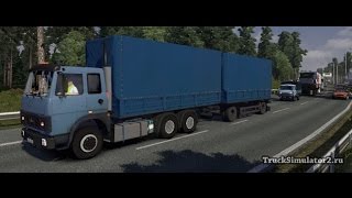 Euro truck simulator 2 Обзор мода МАЗ-5432 + трейлеры