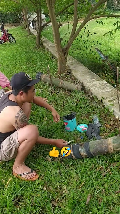 meriam dari karbit.