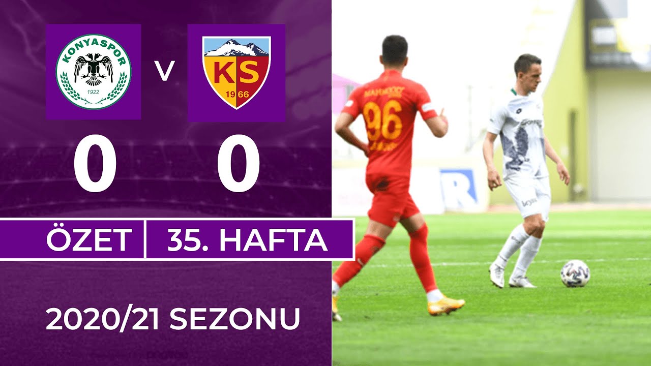 2020-2021 Süper Lig KONYASPOR - KAYSERİSPOR 0-0 Maç Özeti
