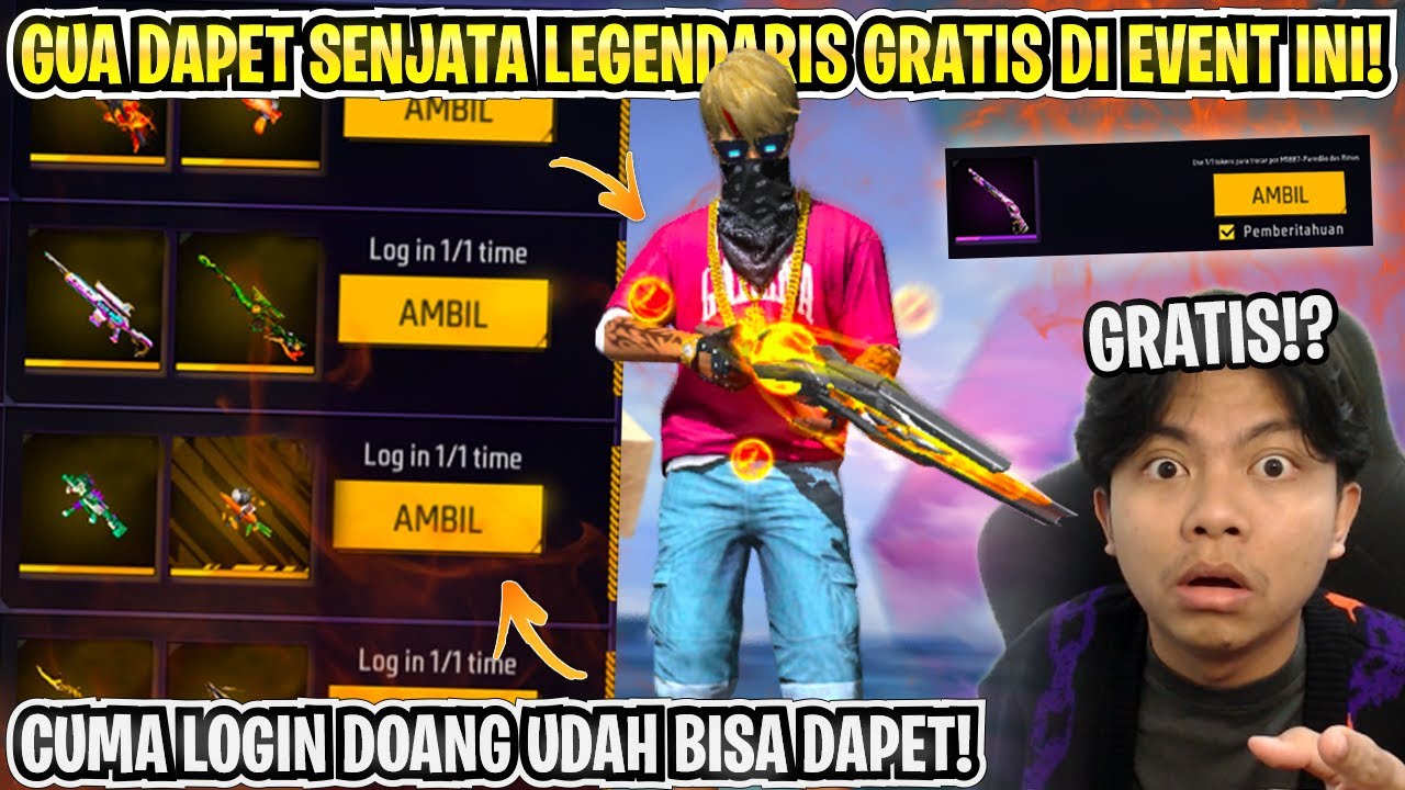 GUA DAPET SENJATA LEGENDARIS GRATIS DI EVENT INI CUMAN LOGIN DOANG GAMPANG BANGET 