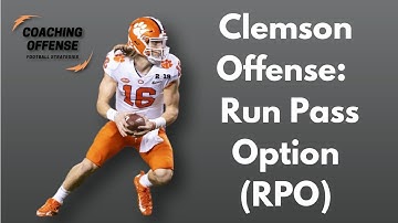 Clemson Offense Run Pass Option | RPO Breakdown