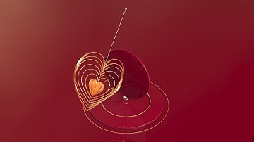Study of Hearts Pendulum Loop | Cinema 4D