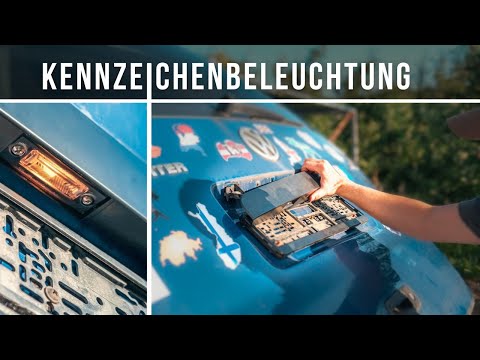 VW T5 Kennzeichenbeleuchtung geht nicht  Ausbau und Wechsel Anleitung 