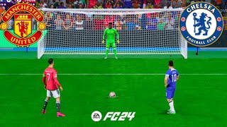 FIFA 24 CHELSEA VS MANCHESTER UNITED PENALTY SHOOTOUT FC 24 PENALTIES by FIFA Gameplay 1,198 views 2 weeks ago 11 minutes, 25 seconds