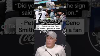 Geno smith was flipping Seahawks fans off 😂 #shorts Details