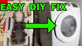 Dryer Not Heating Up  Fixed  Samsung Dryer Element Replacement