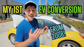 My FIRST Electric Conversion from 2008! Volkswagen Beetle with DC Motor