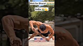 wait for India????shortsyoutubeshortstrending viral bodybuilding fitnessgymyoga motivation