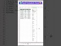 ✅Tocol in Excel #excel #excelformulas #exceltraining #excelcourse #exceltricks #exceltips #excel