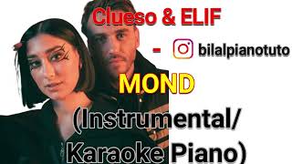 Clueso & ELIF - MOND (Instrumental/Karaoke Piano)