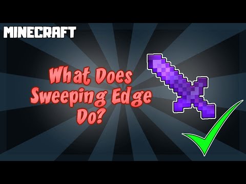 Video: Cosa fa lo sweeping edge in Minecraft?