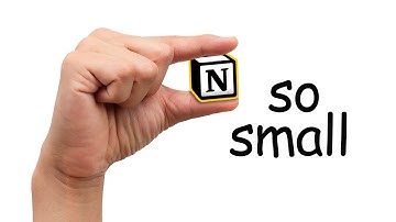 I made the SMALLEST Notion Setup EVER (Free Template)