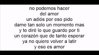 Palabras del alma marc anthony con letra chords