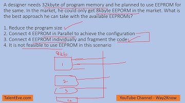 Electronics GATE Questions || Memories || EEPROM || Memory configuration || ECE Questions