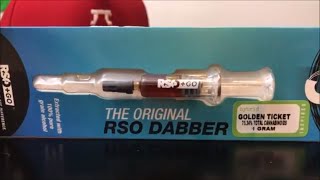Recreational Cannabis Review of Golden Ticket RSO By RSO+Go