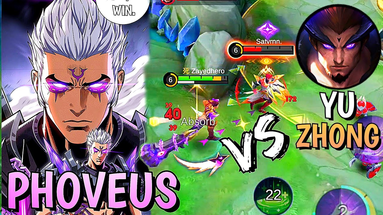 Phoveus Faces off His Arch Enemy, Yu Zhong ~ Mobile Legends | Phoveus Ranked Gameplay 22
