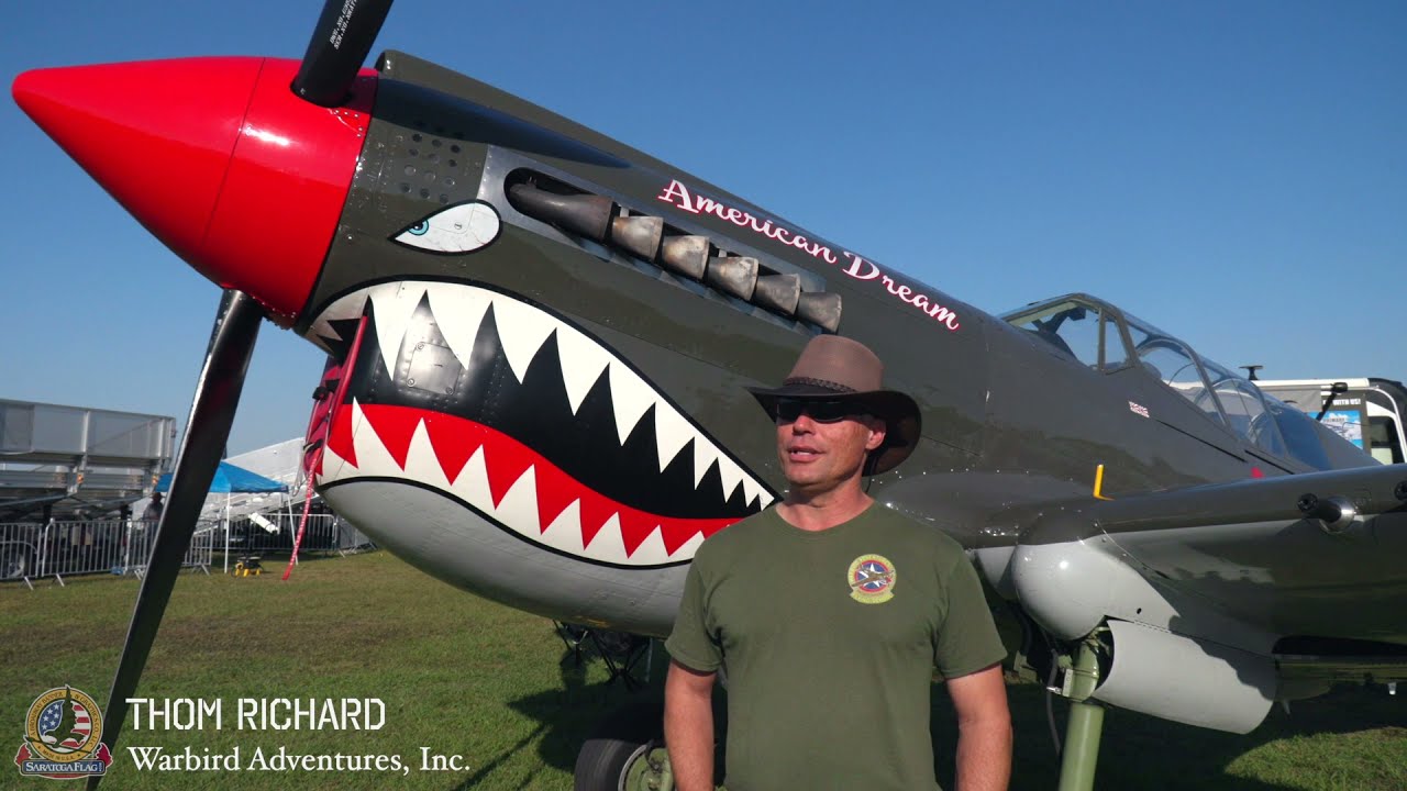 Vintage World War II P-40 Aircraft Restored to Become The American Dream