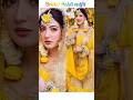 Elegant Haldi Outfit for Bride | Simple Yellow Look for Wedding Function