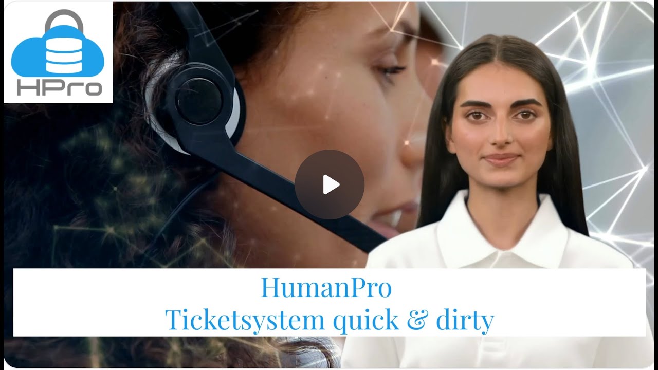 HumanPro Ticketsystem quick & dirty