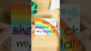 You ShamRock My World Card #shorts #diycrafts #papercircuit #diy #stem #stemeducation #stpatricksday