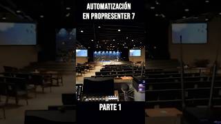 AUTOMATIZACIÓN DE ILUMINACION CON PROPRESENTER 7 CON MIDI - PARTE 1