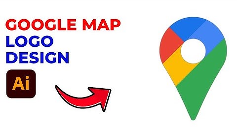 How To Create | Step By Step | Google Map Logo In | Adobe Illustrator |