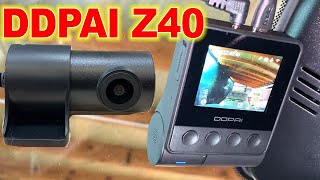 DDPAI Z40 НОВИНКА!!!.Sony IMX 335 5МП.ДВЕ КАМЕРЫ.ДВЕ ПАМЯТИ.GPS WIFI.