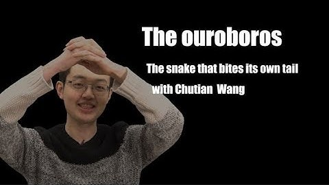 The ouroboros, the snake that bites itself