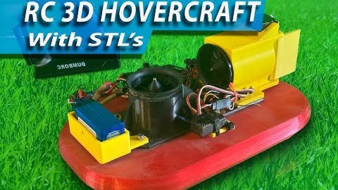 Fully 3D Printed Hovercraft! Does it work? Files and parts list included :)