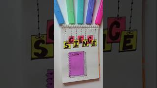 Science Front Page Ideas / School Project Ideas Front Beginner #art #frontpage #short #schoolproje