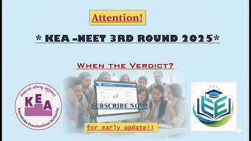 Update: KEA -NEET -Case scenario-Must know
