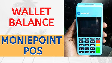 How to check your balance on Moniepoint POS (agent balance)
