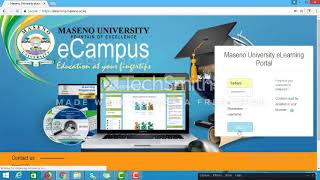 Maseno eCampus: Navigating the eLearning portal mp4 screenshot 1
