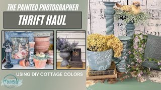 Thrift Haul using DIY Cottage Colors