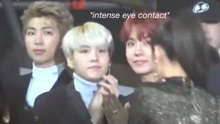bts and blackpink avoiding eye contacts for delulus