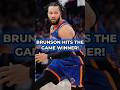 Jalen Brunson Calls Ball Game With The Three Over The Indiana Pacers! #nba #knicks #shorts