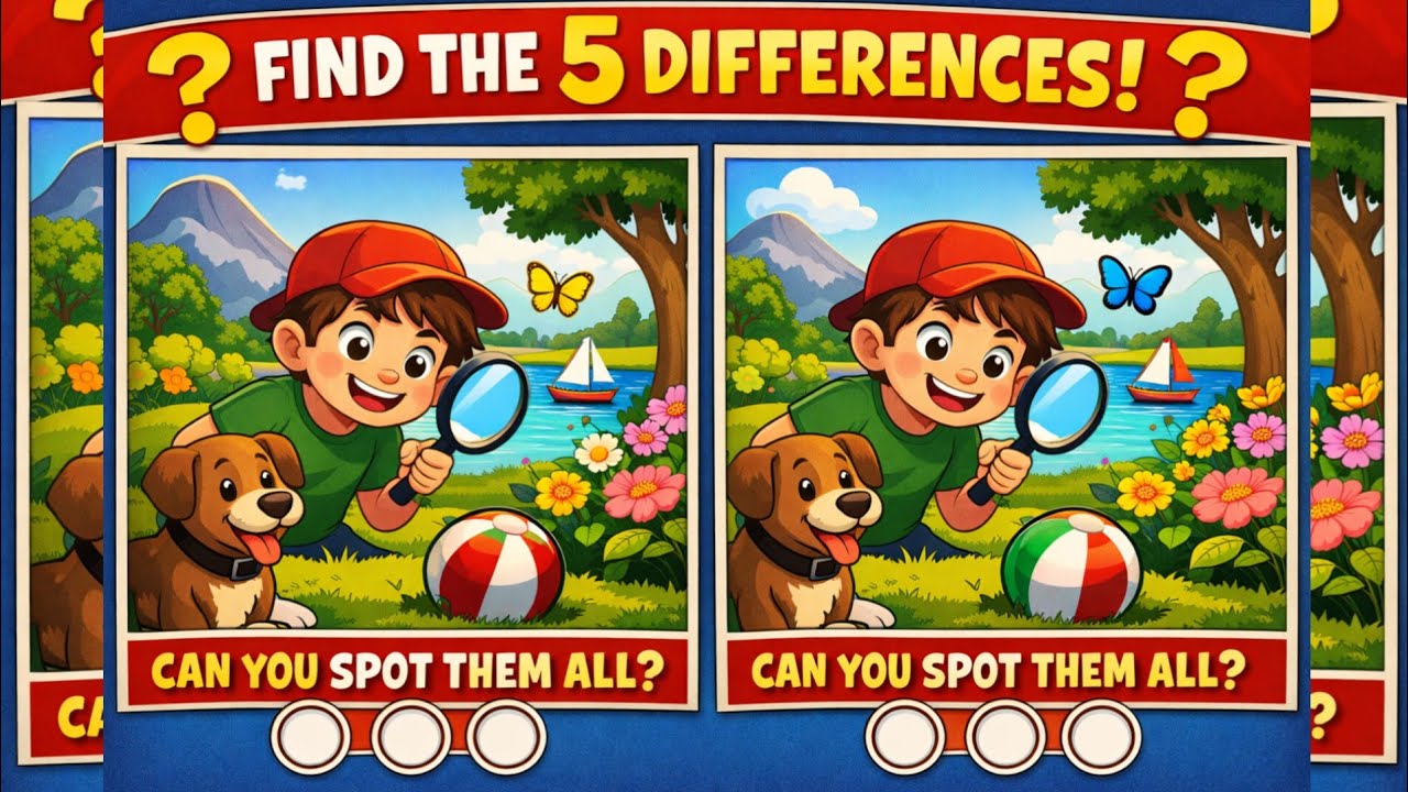 🔴 Live: Spot the 2 Differences – Can You Beat the Puzzle? 👀 