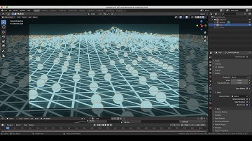 Blender 2.8+ tutorial - Emission grid effect with nodes