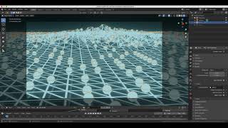 Blender 2.8  tutorial - Emission grid effect with nodes