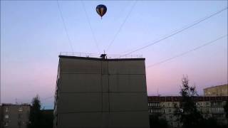 Неопознаный шар в вечернем небе Неопознаный шар в вечернем небе